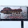 Winter weather warning roadside LED sign that doesn't mention ICE