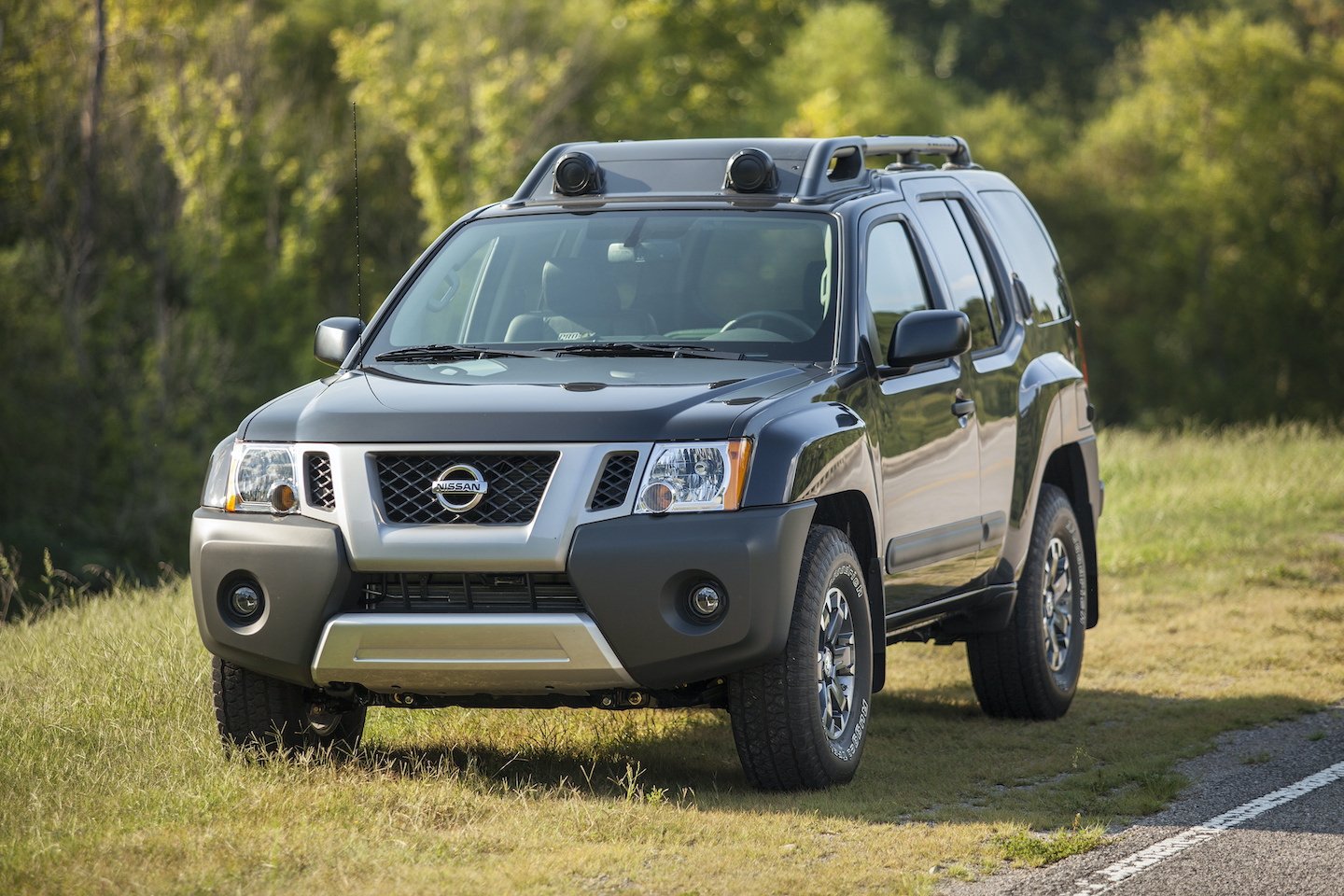 The 2014 Nissan Xterra in grass