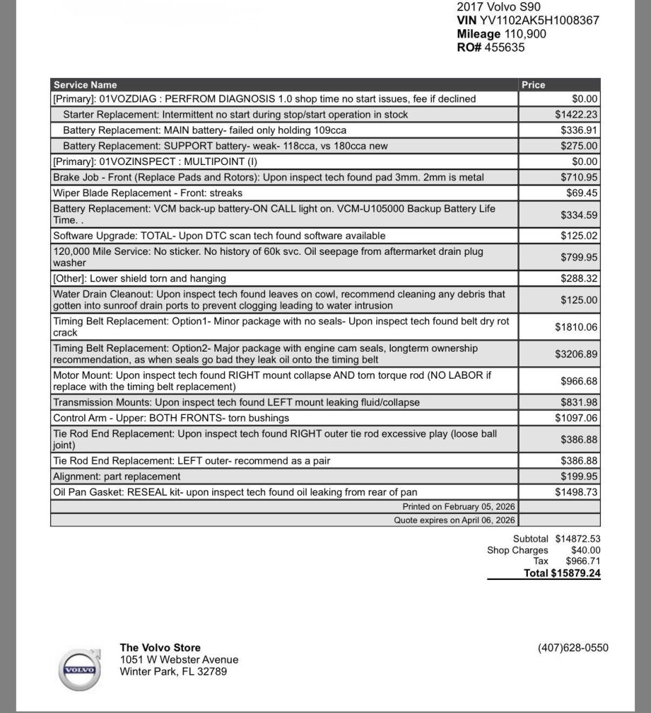 2017-volvo-s90-repair-estimate