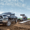 The 2018 Ram 2500 in a field