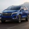 The 2022 Chevy Equinox on the road