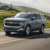 The 2022 Chevy Tahoe on the road