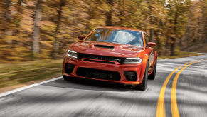 The 2023 Dodge Charger on the road