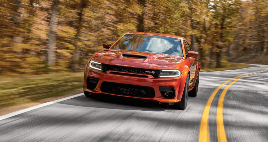 The 2023 Dodge Charger on the road