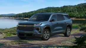 The 2025 Chevy Traverse off-roading