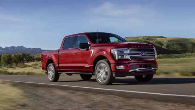 The 2025 Ford F-150 on the road