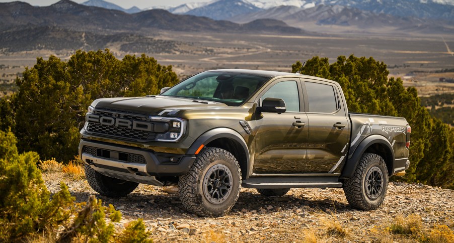 The 2025 Ford Ranger off-roading
