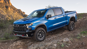 The 2026 Chevy Silverado off-roading