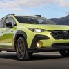 The 2026 Subaru Crosstrek on the road