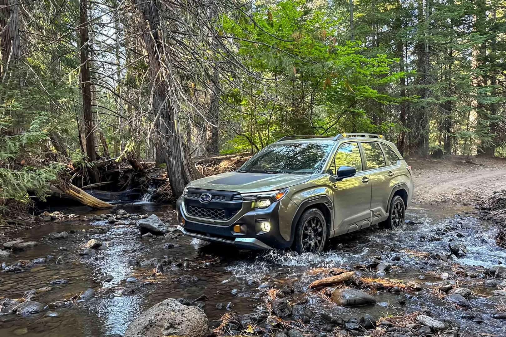 The 2026 Subaru Forester Hybrid off-roading