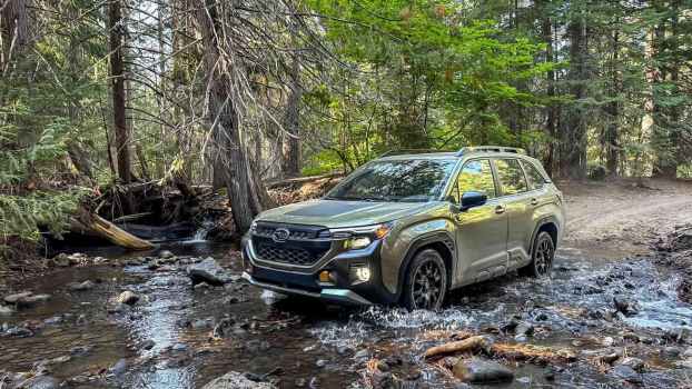The 2026 Subaru Forester Hybrid off-roading