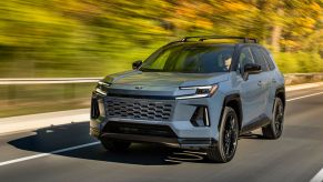 The 2026 Toyota RAV4 on the road