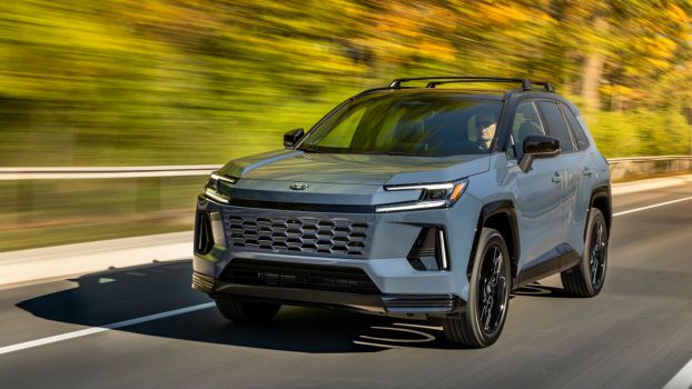 The 2026 Toyota RAV4 on the road