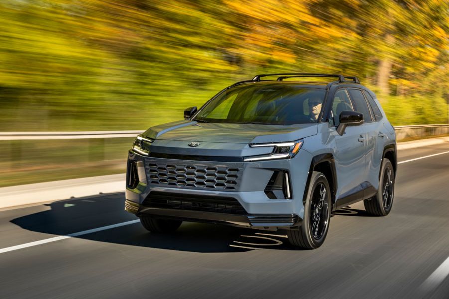 The 2026 Toyota RAV4 on the road