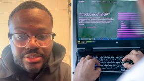 Mechanic shares thoughts on chat gpt (l) person using chat gpt for car issue solutions (r)