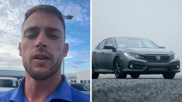 Man shares customer experience (l) Honda civic (r)