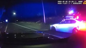 Dashcam-Video-Driver-Hits-Spike-Strip-After-150-MPH-Chase