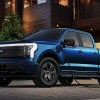 The Ford F-150 Lightning charging