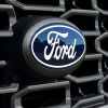 The Ford logo on a grille