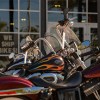 Harley-Davison dealership with bikes out front