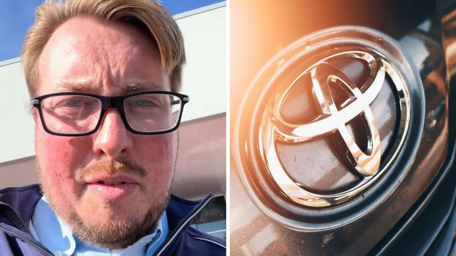 Man shares Toyota car that not much people know about (l) Toyota logo (r)
