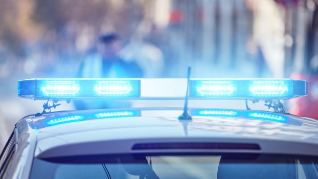 Police lights on top of a squad car