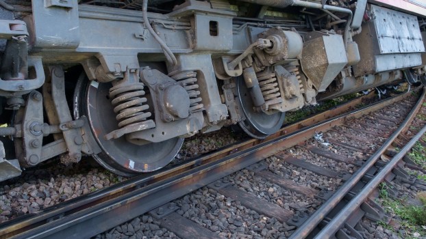 A train derailment