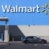 The front of a Walmart store