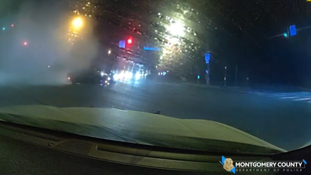 maryland-police-cruisers-vandalized-street-takeover