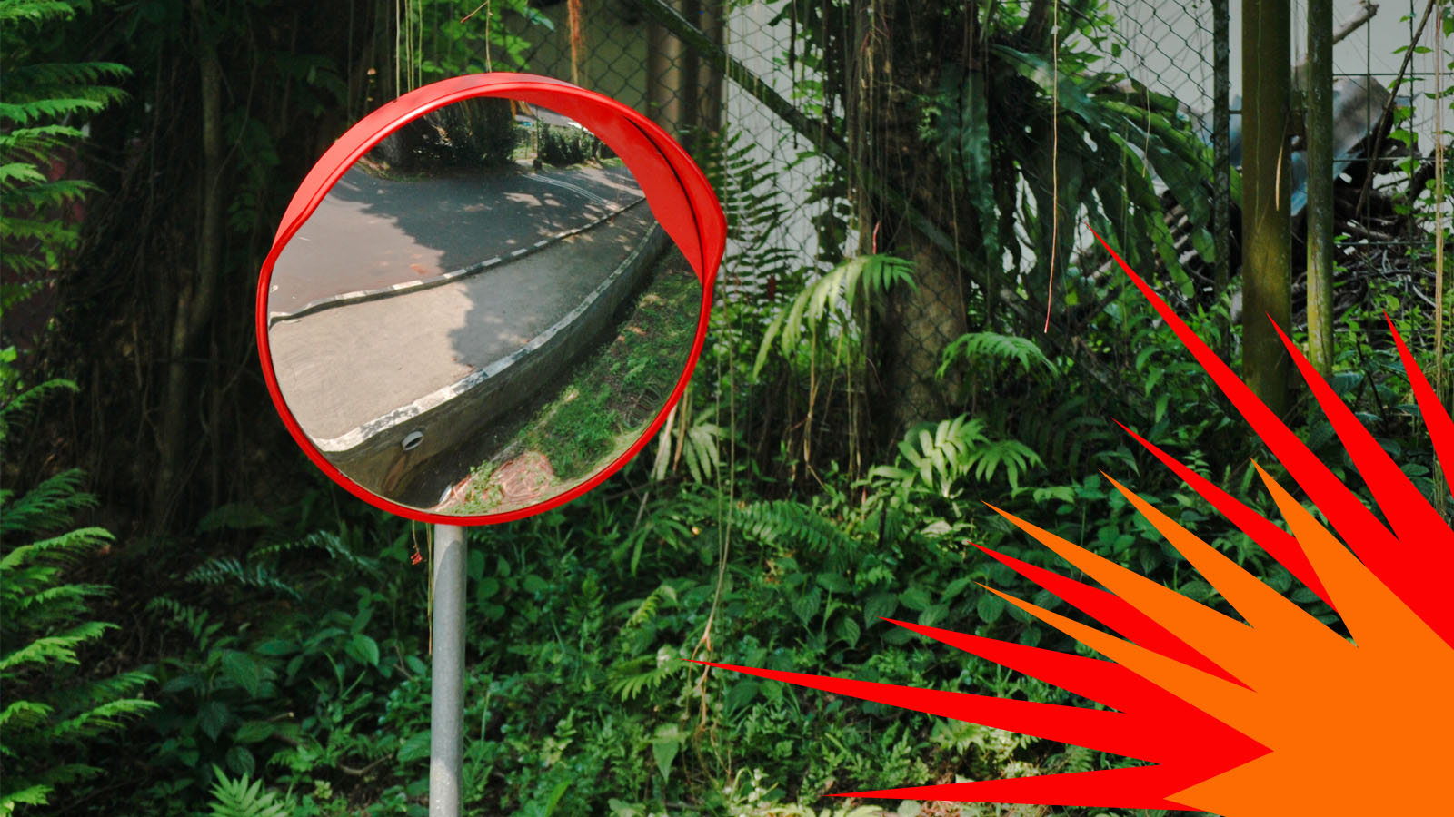 Woman Causes Multiple Car Accidents by Moving Traffic Mirror to Protect Her Feng Shui