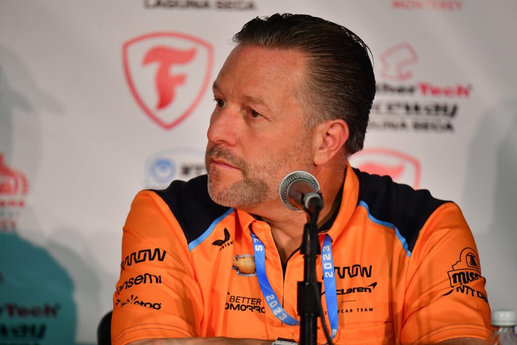 Zak Brown enjoys several American cars in his legendary car collection.