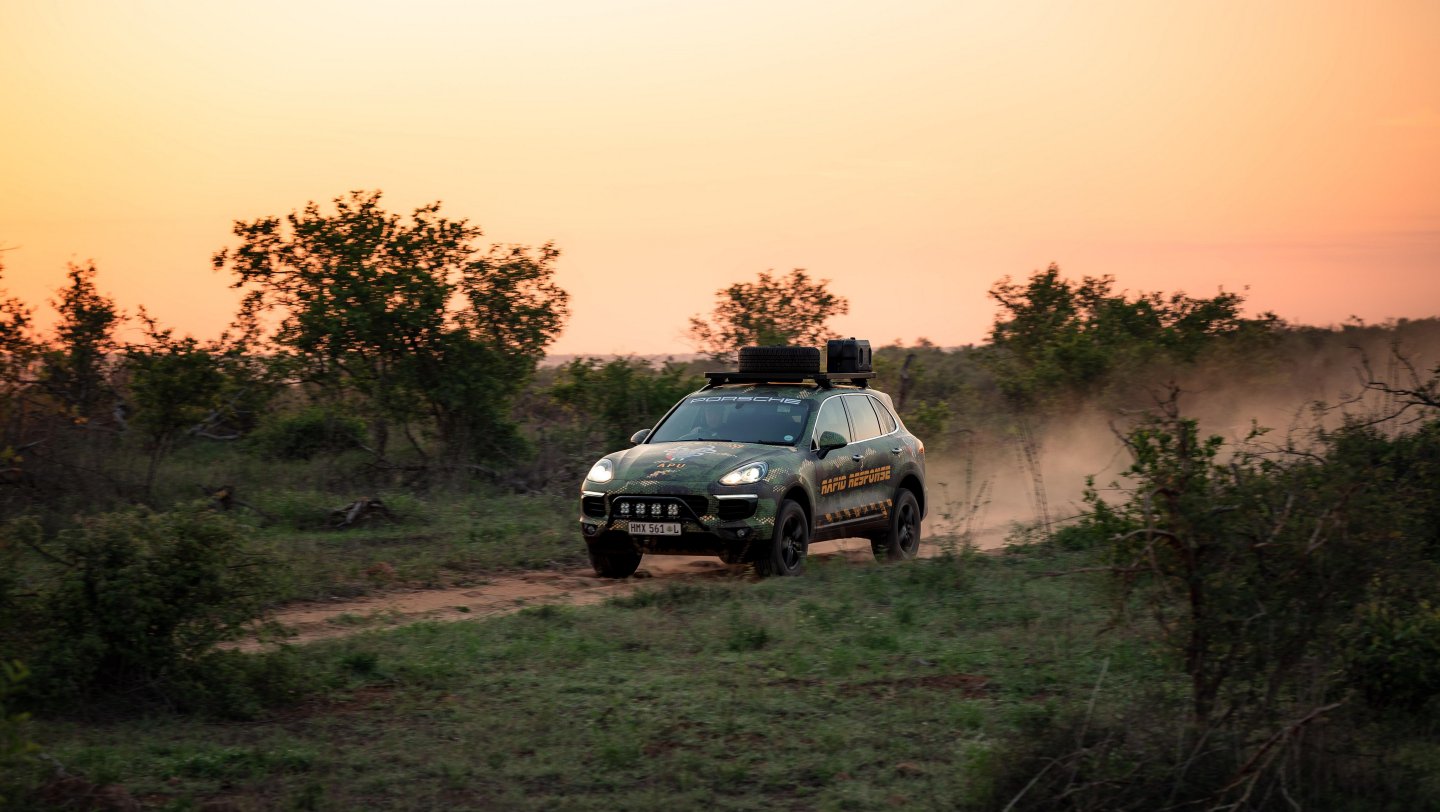 Porsche Transforms Cayenne Into Anti-Poaching Vehicle for World's First ...