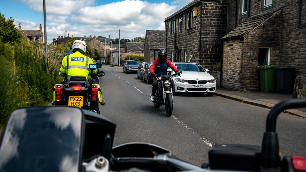 Biker Tries to Warn an Oncoming Rider About the Police. Then He Realises His Gesture Is Hilariously Redundant