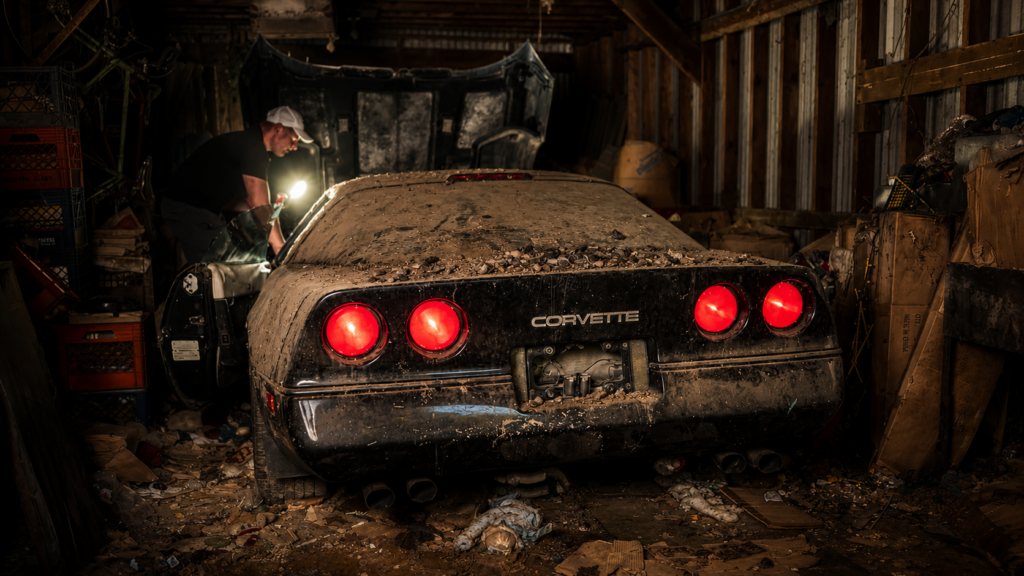 Widower Brought to Tears by Restoration of Late Wife's Abandoned Corvette