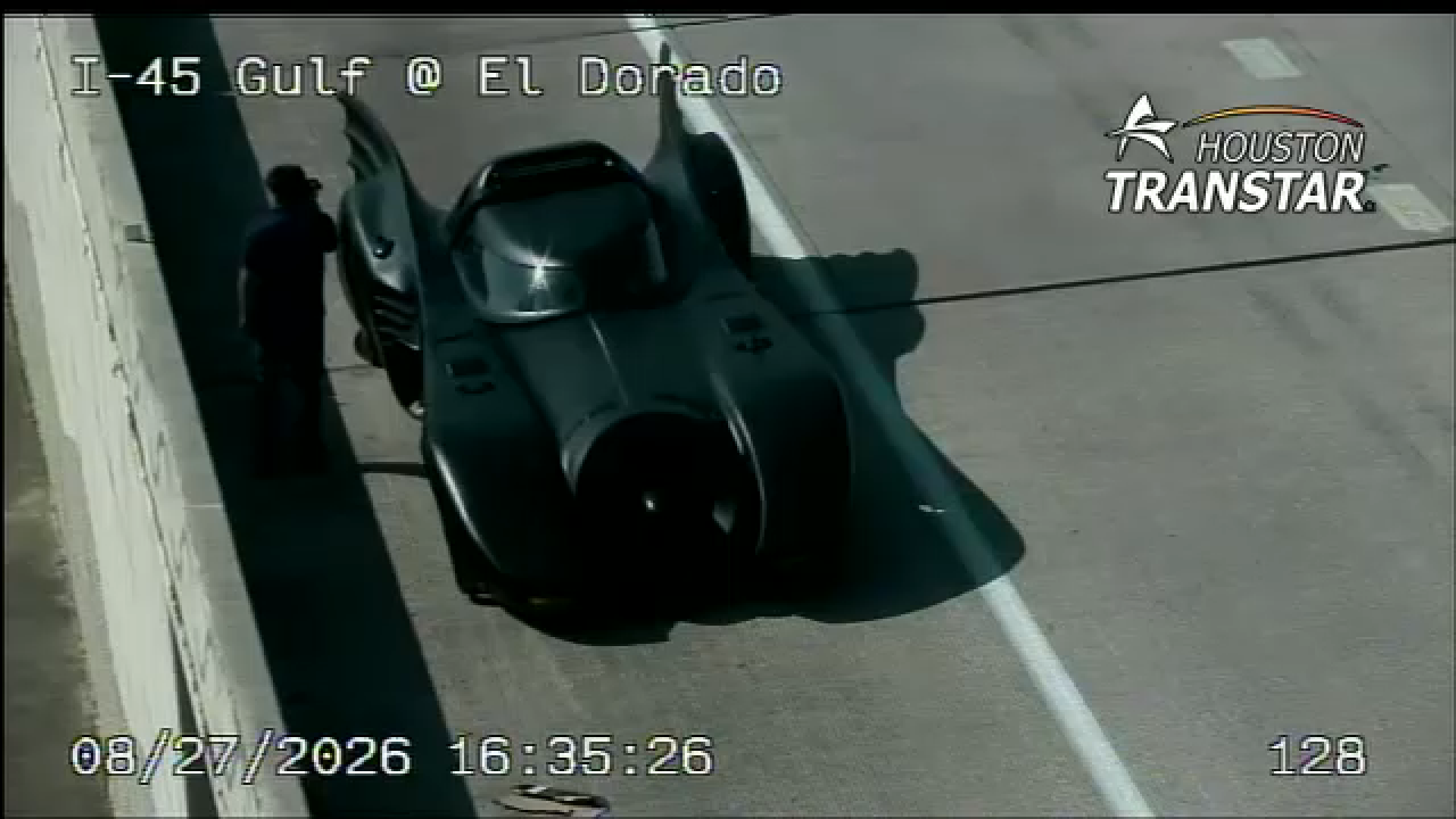 Even Batman Can’t Survive Houston Traffic: 1,000-HP Batmobile Towed on I-45
