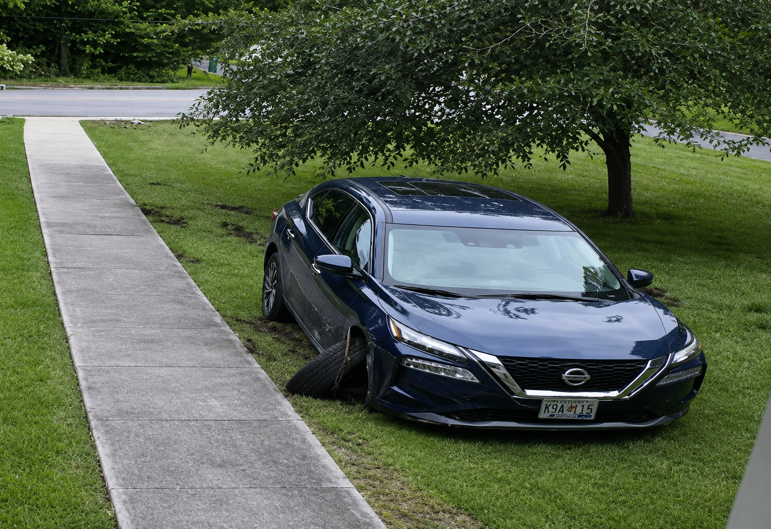 Cars Keep Launching And Crashing Into This Maryland Woman's Yard—But Why?