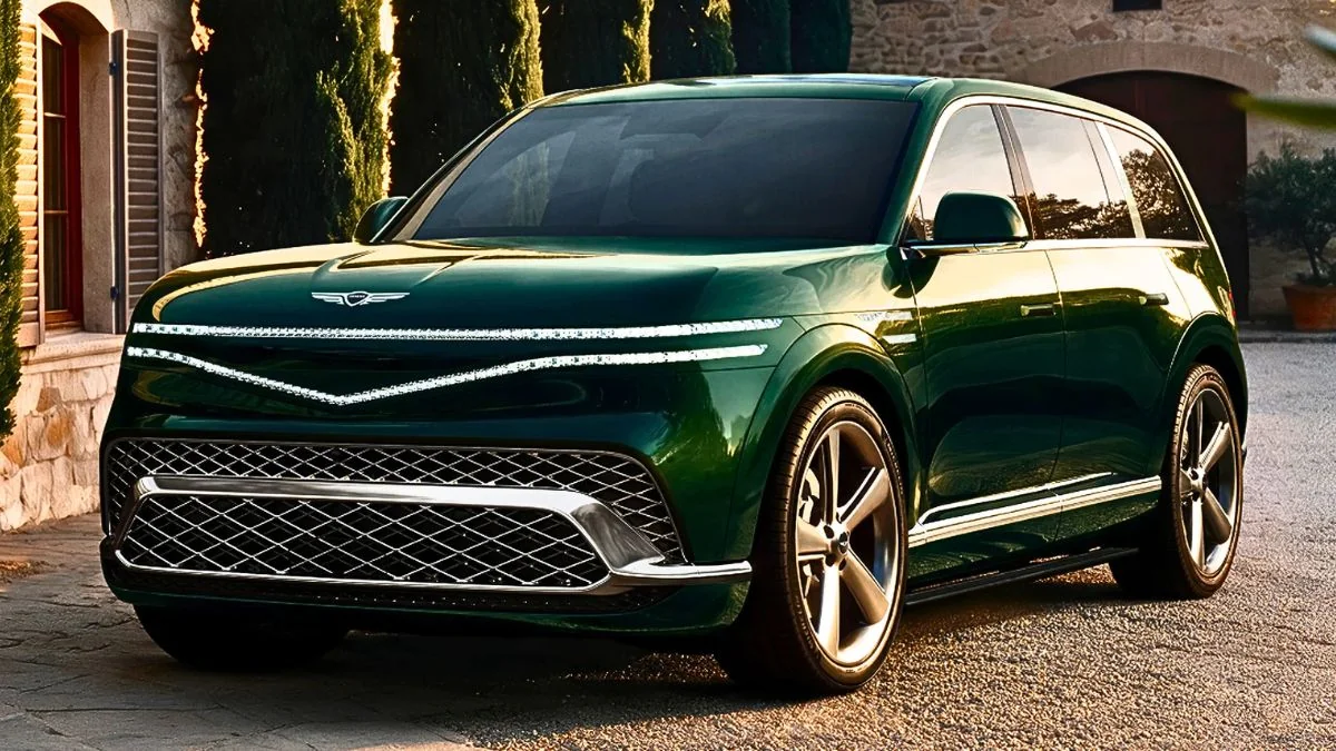 2028 Genesis GV90 Brings 657 HP, 310 Miles of Range and Coach Doors to the U.S.