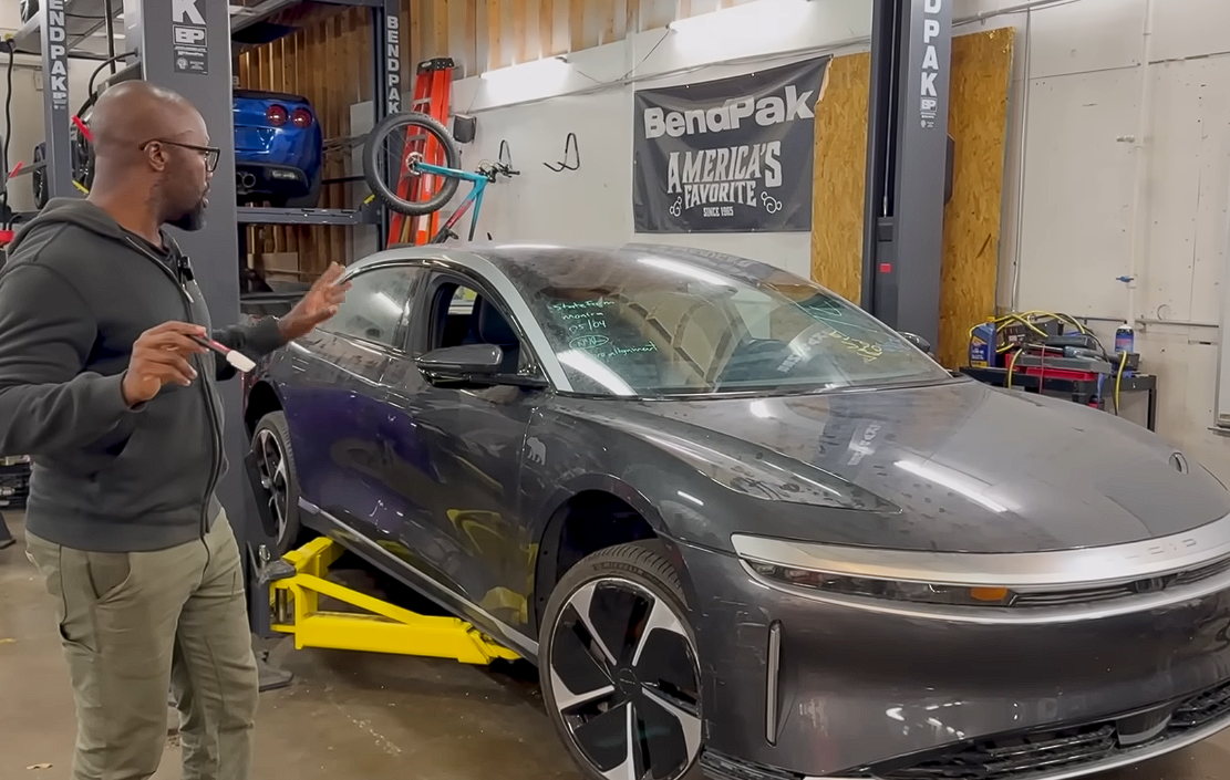 Lucid Motors Wants $50,000 to "Unlock" a $4,100 Salvage Electric Car