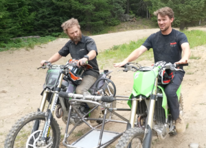 Mechanics Fuse Two 450cc Dirt Bikes Into a 100-HP Go-Kart: Twin-Engine Terror