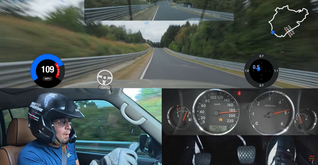 Watch This 1300 HP Nissan Patrol SUV Destroy Its Third Gear During a Scary Lap at the Nürburgring