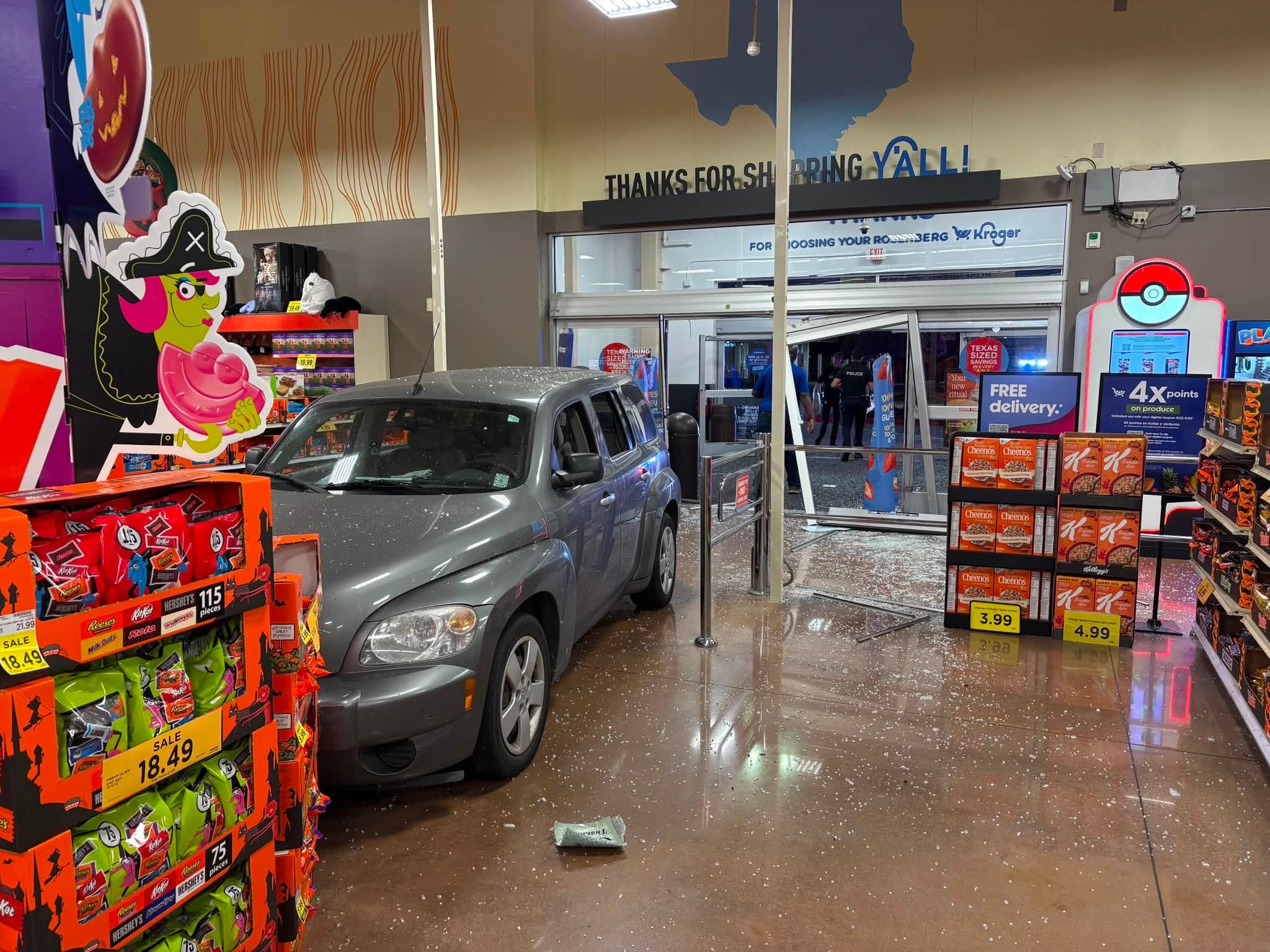 Texas Man Arrested After Ramming SUV Into Closed Kroger for a Bathroom Break: "When Nature Calls"