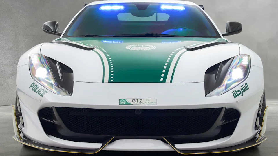 Dubai Police Adds a Mansory-Tuned Ferrari 812 Superfast to Its Patrol ...