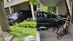 Homeowner Knocked Out After Tesla Crashes Into His Living Room: "I Thought There Was an Earthquake"
