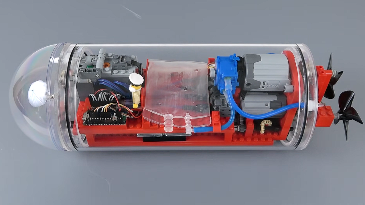 This YouTuber Built a Fully Functional Submarine Out of LEGO, and What It Did Underwater Is Insane