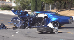 Stunning '71 Chevy Monte Carlo Pulverized in Massive Big Rig Crash