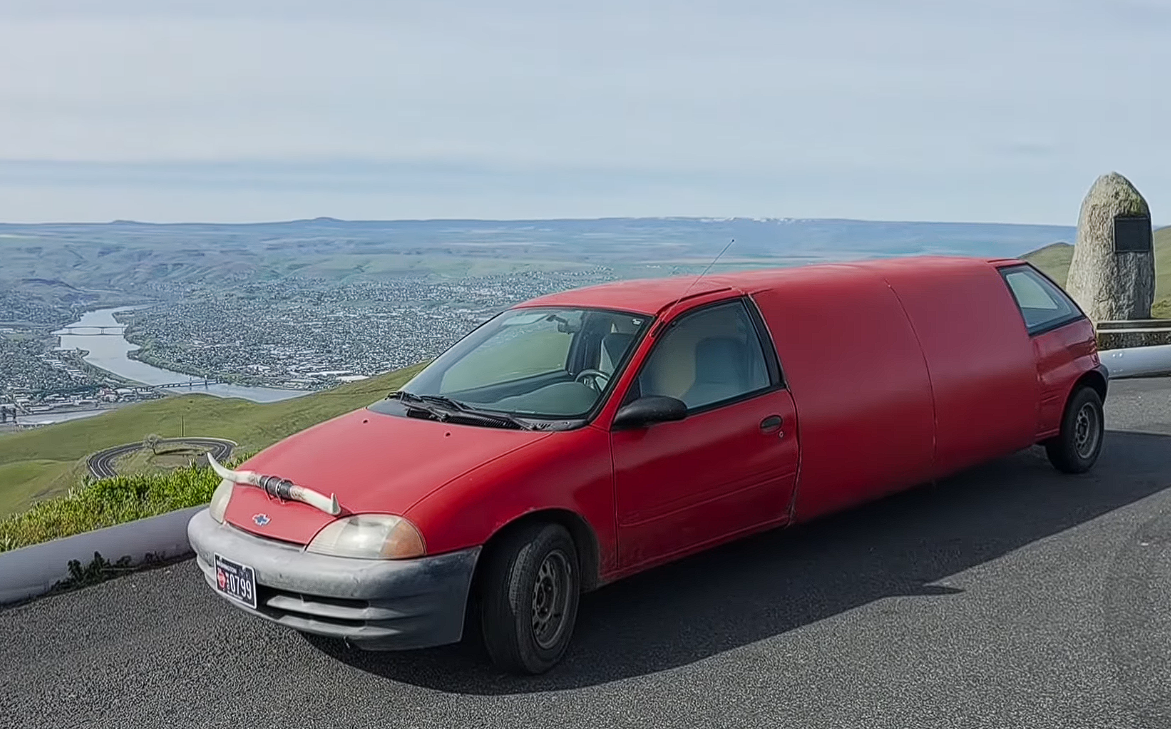 This Stretched Car Looks 100% Fake—Until He Bought It and Took It on a Road Trip