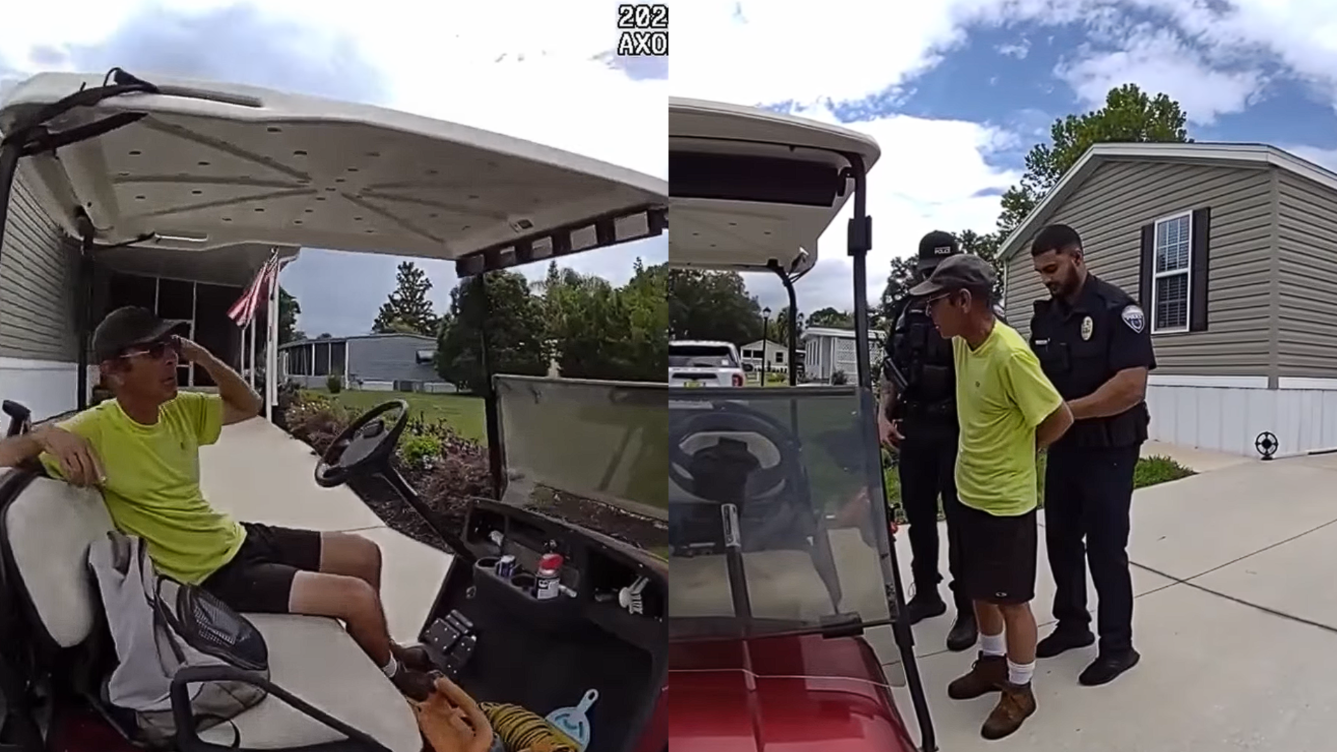 Florida Man Arrested After Using His Golf Cart as a Weapon Against Neighbor: "Just to Make a Statement"