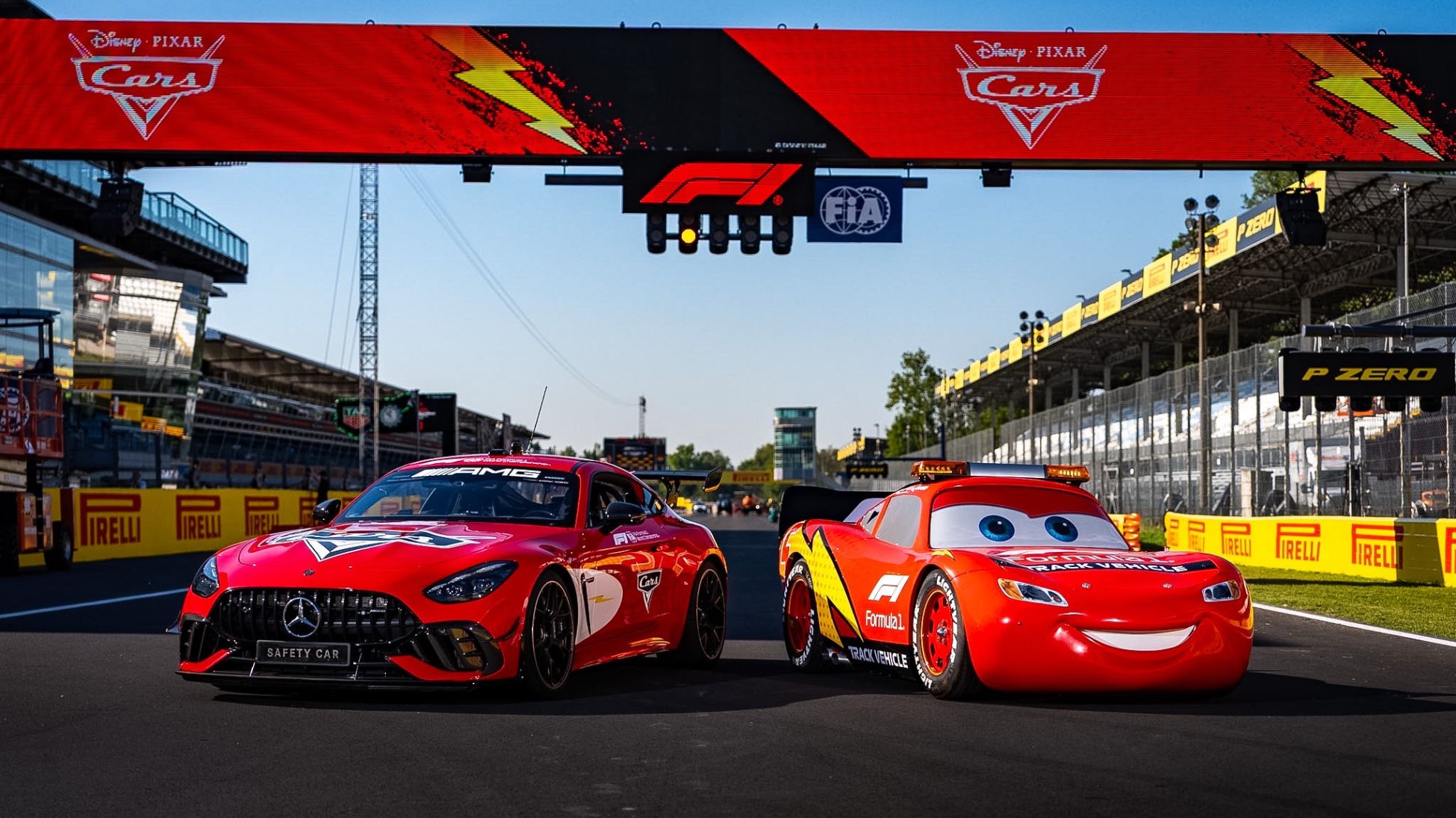 Lightning McQueen Makes Real-World Debut at 2026 Italian Grand Prix