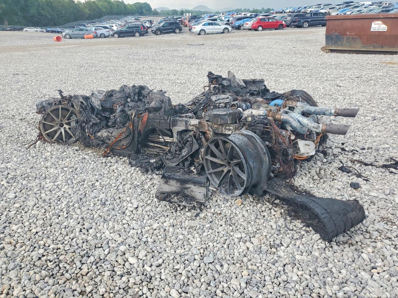 Copart is Selling a $255k McLaren 720S That Is Literally Just a Pile of Ash