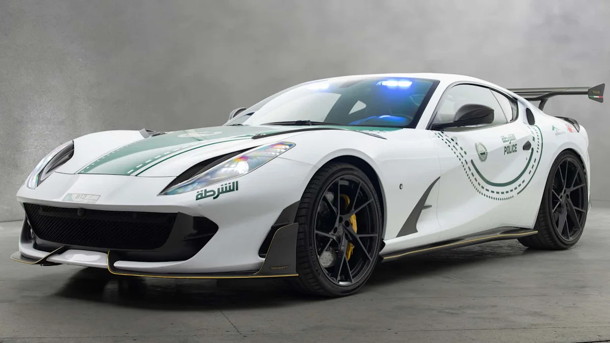 Dubai Police adds Mansory-modified Ferrari 812 to fleet